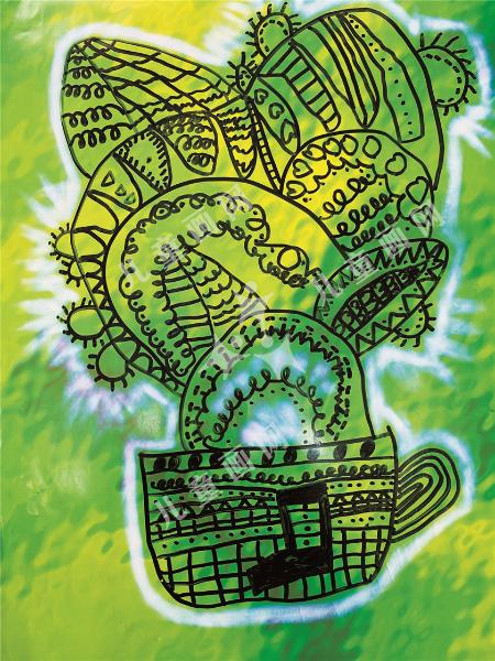 阳光下的仙人掌