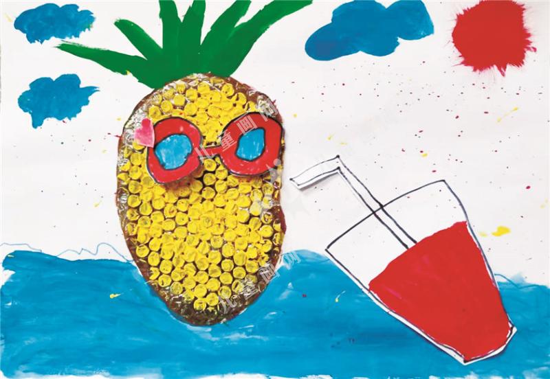 菠萝宝贝海边度假