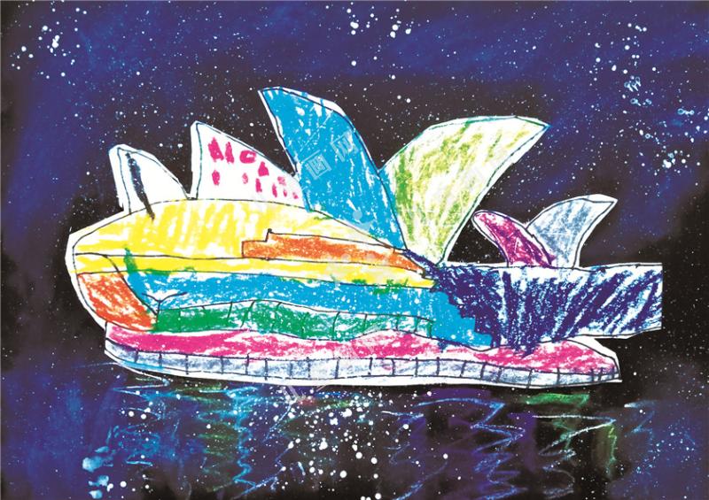 夜空下的悉尼歌剧院