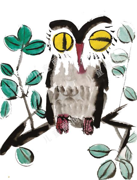 猫头鹰的亮眼睛