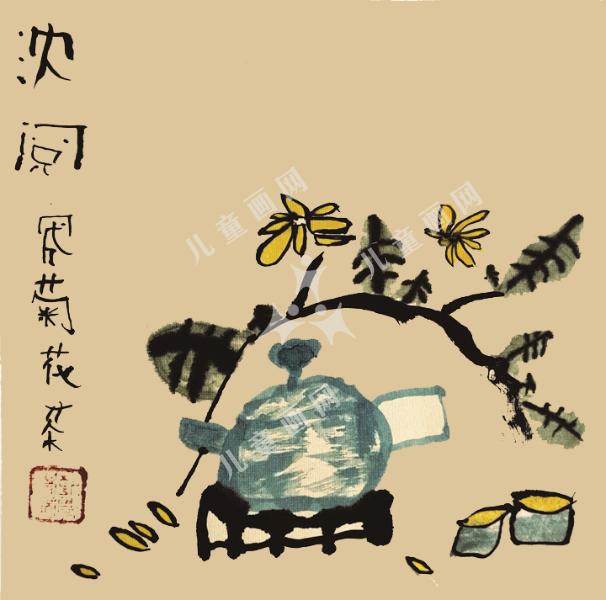 案头九月菊花肥