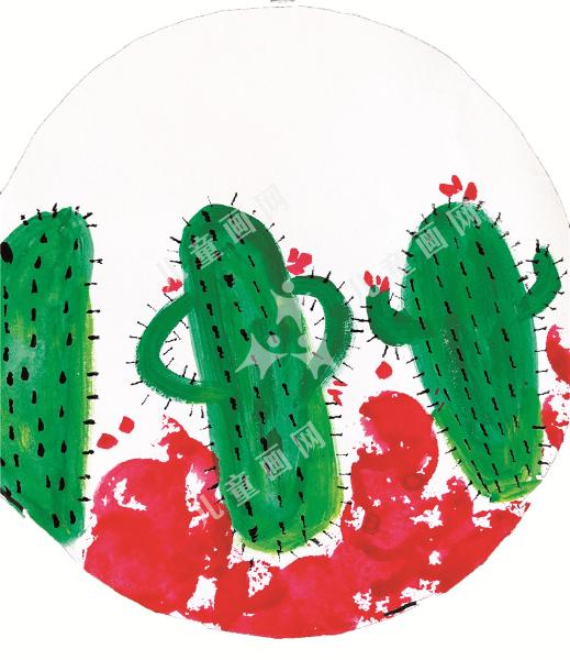 沙漠中的仙人掌