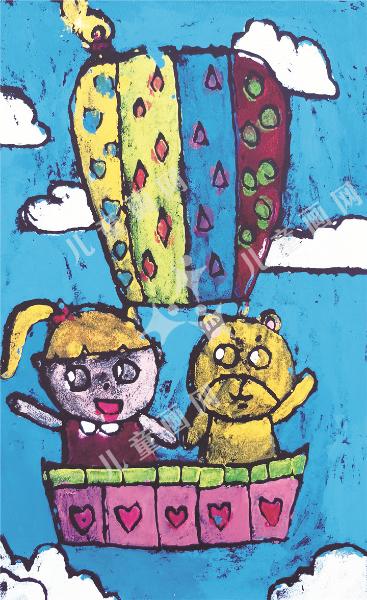 一起乘坐热气球