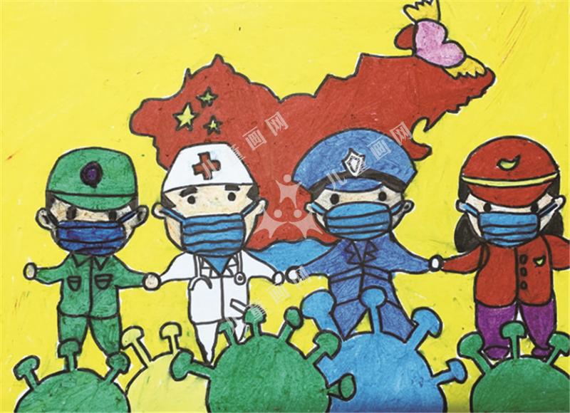 一起手牵手，战胜敌人