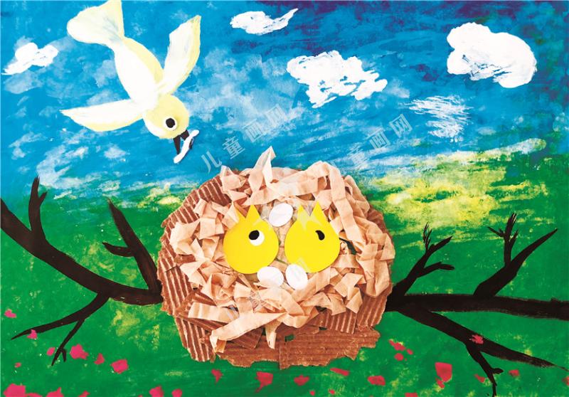 嗷嗷待哺的小鸟