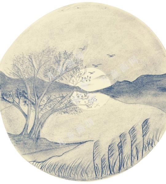 夕阳晚景