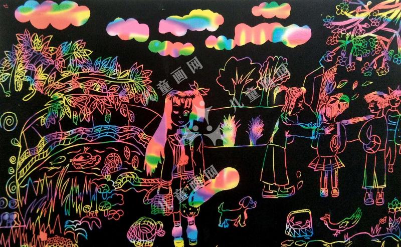 多彩的课间活动