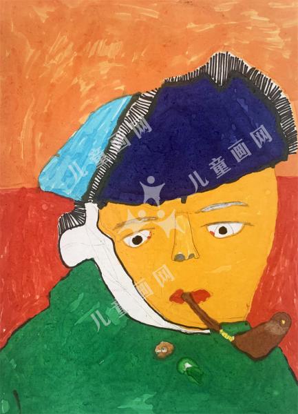 割耳朵后的自画像