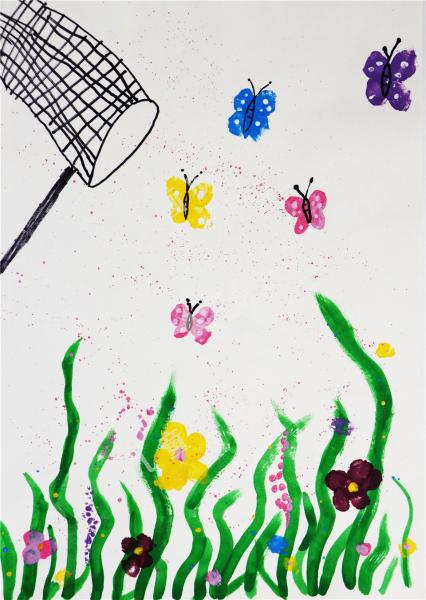 抓蝴蝶
