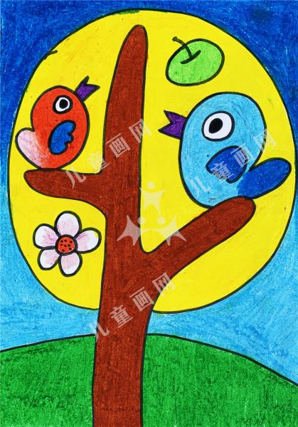 树上小鸟吱吱叫