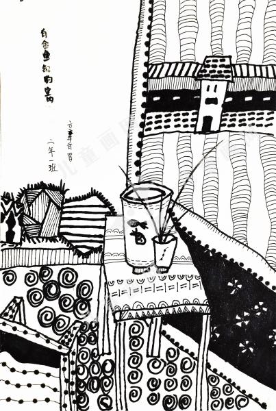 有金鱼缸的室内