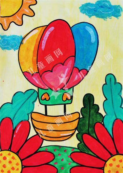 热气球飞过的春天