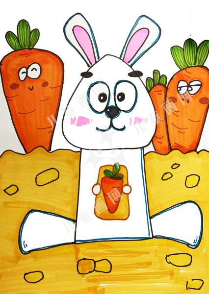 小兔拔萝卜