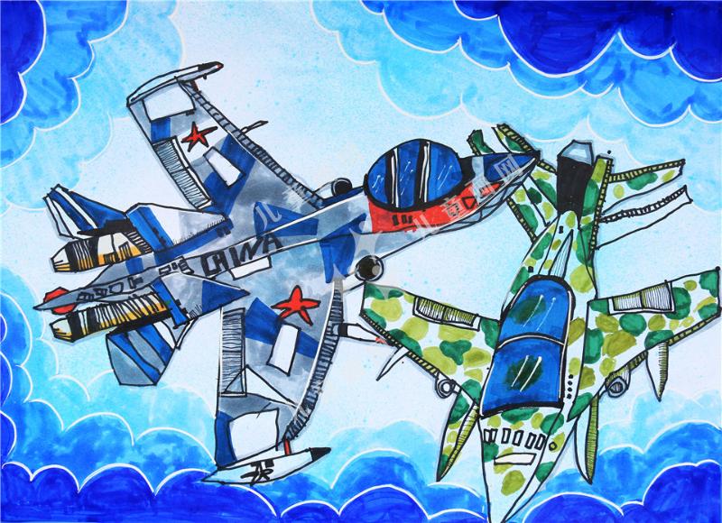 中国空中战机