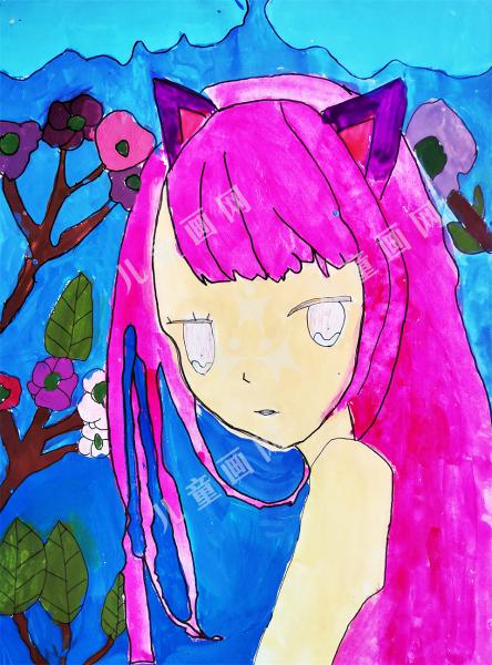 可爱的动漫女孩