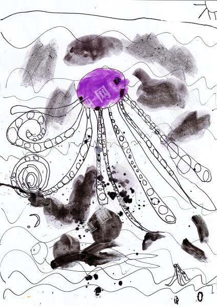 章鱼公主去游玩