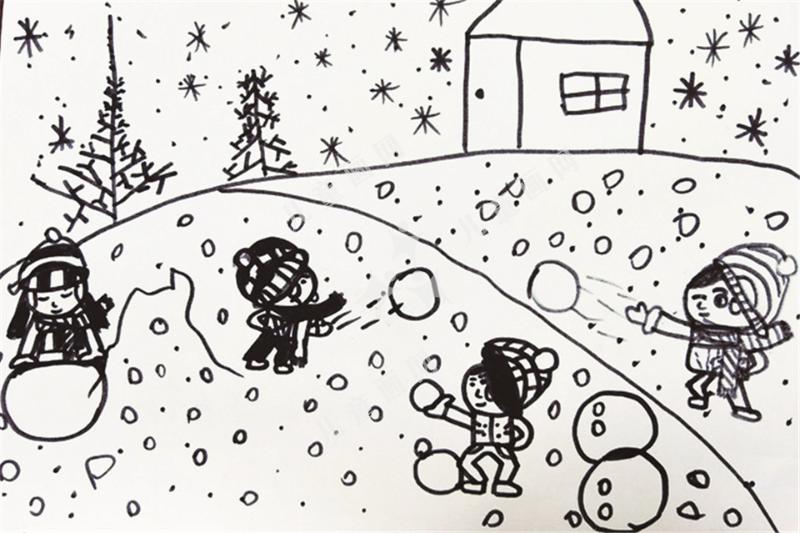 打雪仗