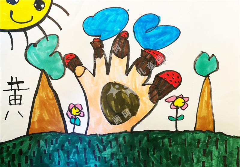 我的小手开花了