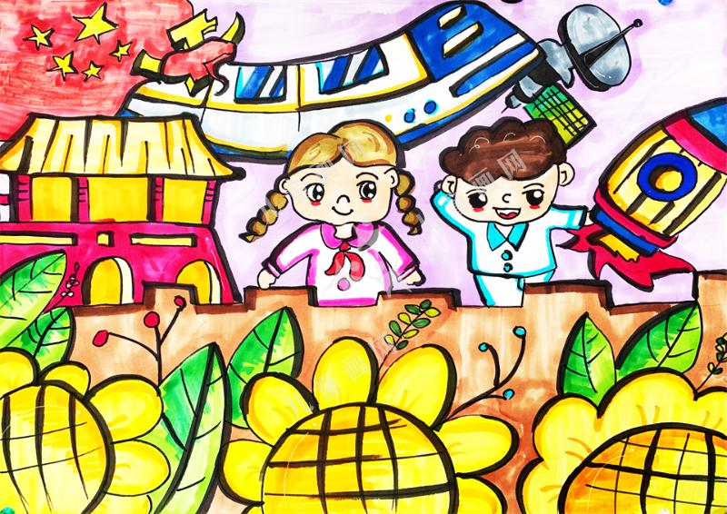 成长在祖国的怀抱里