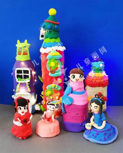 粘土作品——快乐姐妹淘