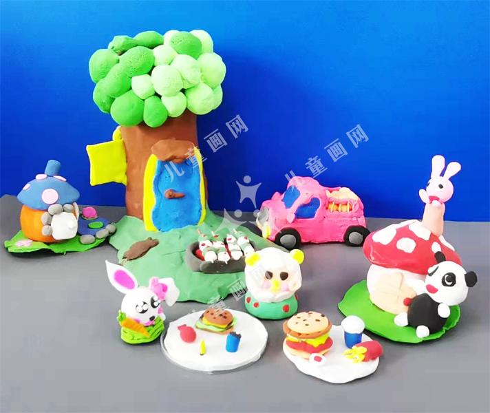 粘土作品——去郊游