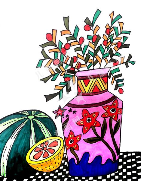 水果、花瓶聚会