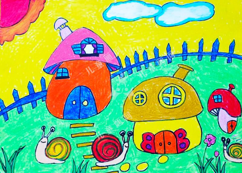 蜗牛的蘑菇房子