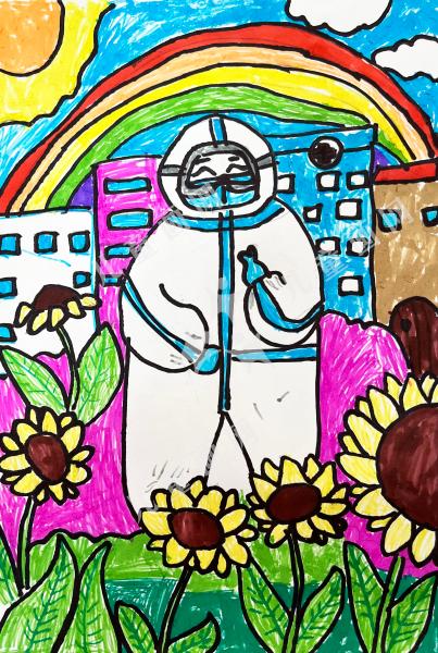 风雨过后出现彩虹