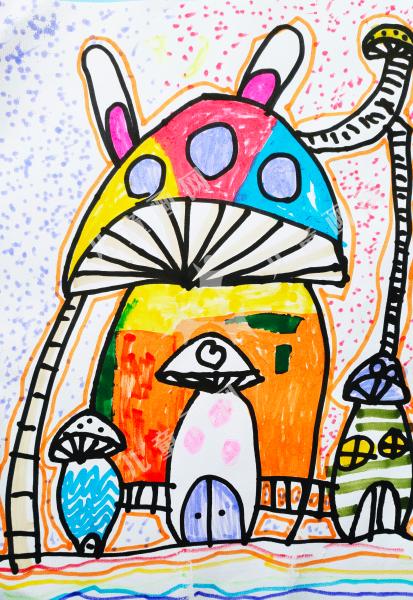 可爱的蘑菇小屋