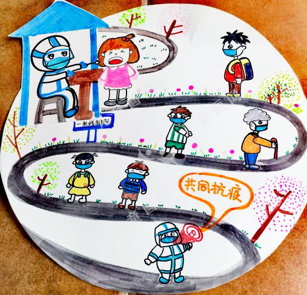 手牵手，共同抗疫