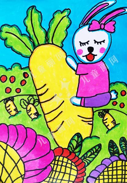 小兔拔萝卜