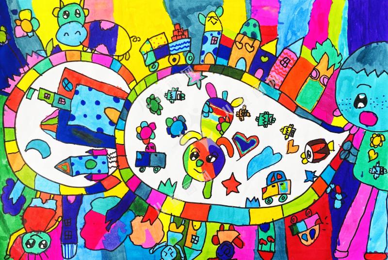 泡泡的五彩世界