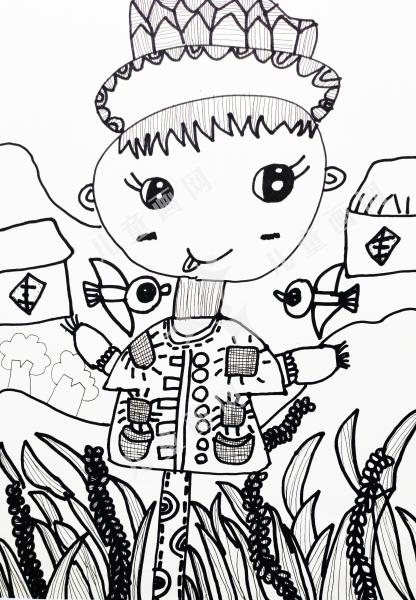 稻田里的守望者