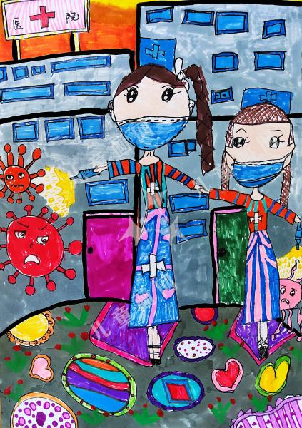 不怕病毒，天使在