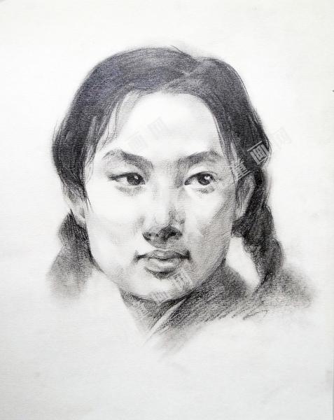 素描人像