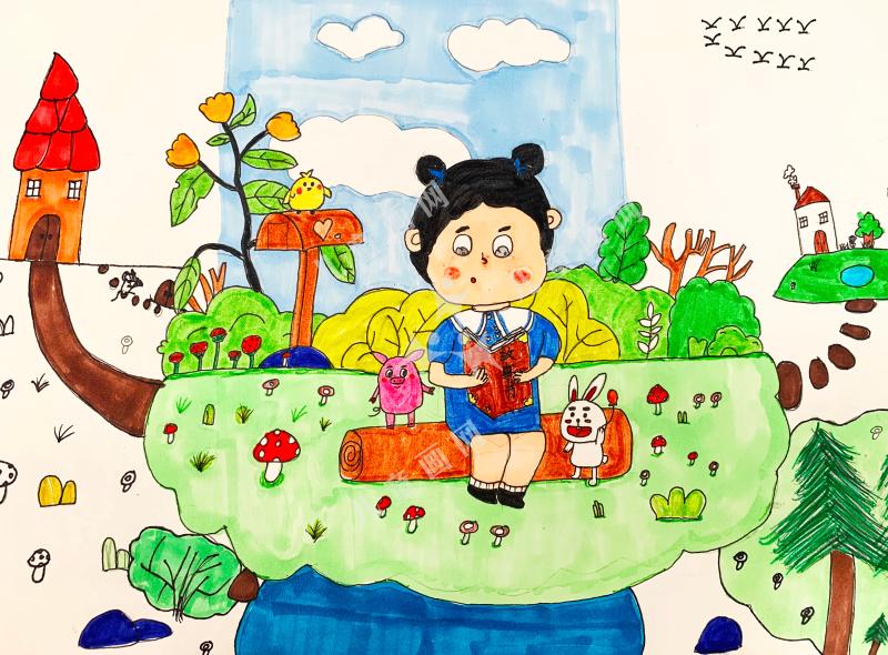 阳光下的阅读时光