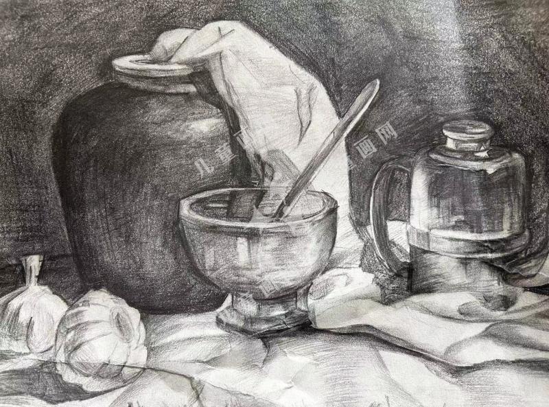 静物素描