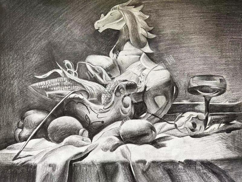 静物素描