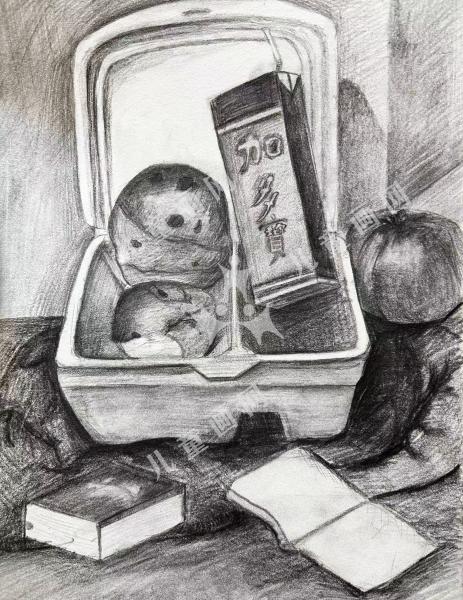 静物素描