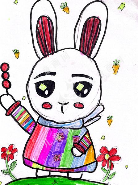 小兔吃糖葫芦
