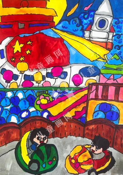 祖国下欢乐成长