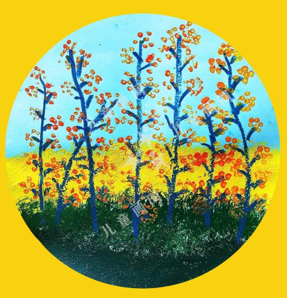 麦田里的油菜花