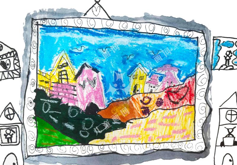 家乡是一幅美丽的画