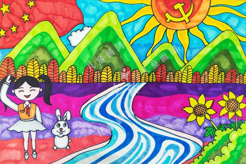 党的光辉照我心