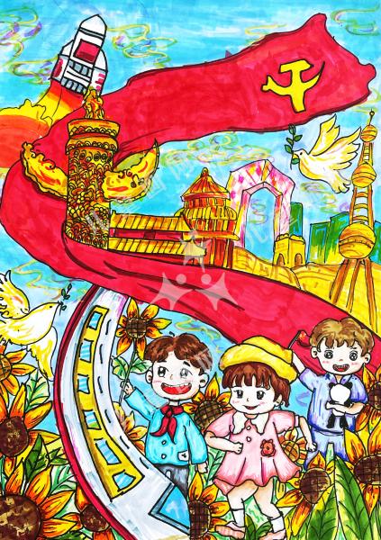 向阳花开