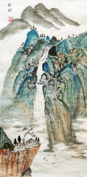 云山飞瀑