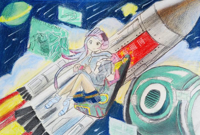 遨游太空