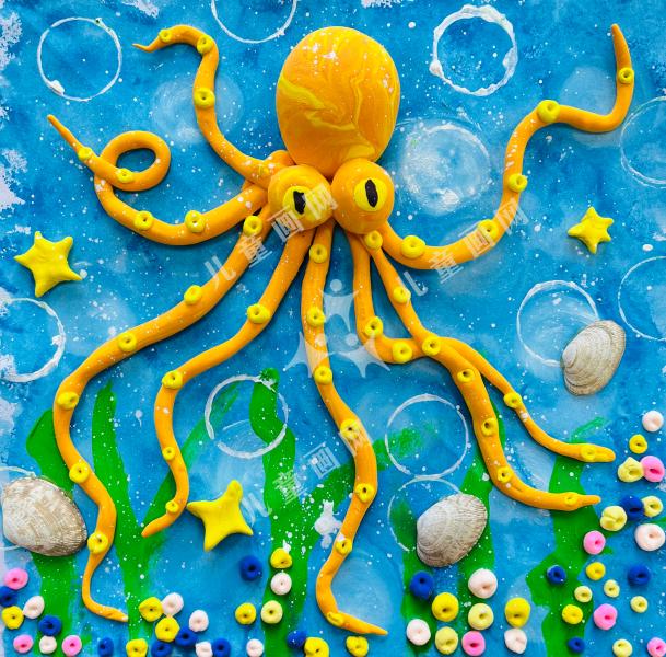 挠痒痒的章鱼哥