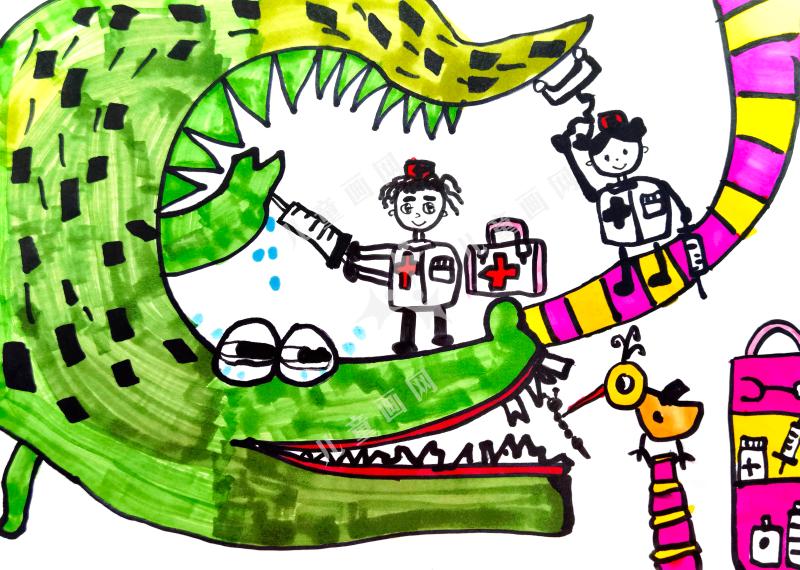 拯救鳄鱼的坏牙齿