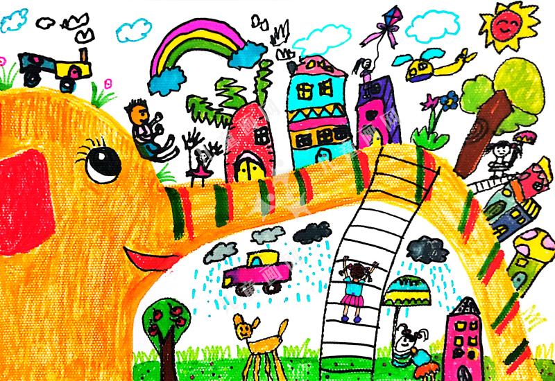 象鼻子上的小人国